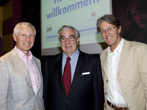 Dr. Hans-Dieter Cleven, Moritz Suter, Bernhard Russi