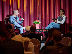 Jeff Baltermia im Talk mit Ditaji Kambundji